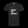Unisex Poly-Rich V-Neck T-Shirt Thumbnail