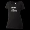 Women's Poly-Rich Scoop Neck T-Shirt Thumbnail