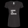 Women's Poly-Rich V-Neck T-Shirt Thumbnail